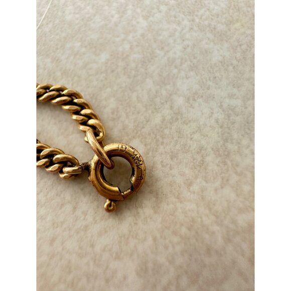 Antique Art Deco Seiko Empire 12kt gold filled Manual square timepiece necklace - Picture 9 of 12